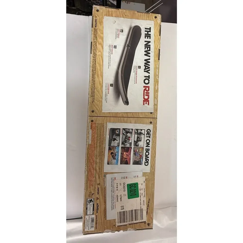 Tony Hawk Ride Xbox 360 Game + Wireless Skateboard Controller - New In Box